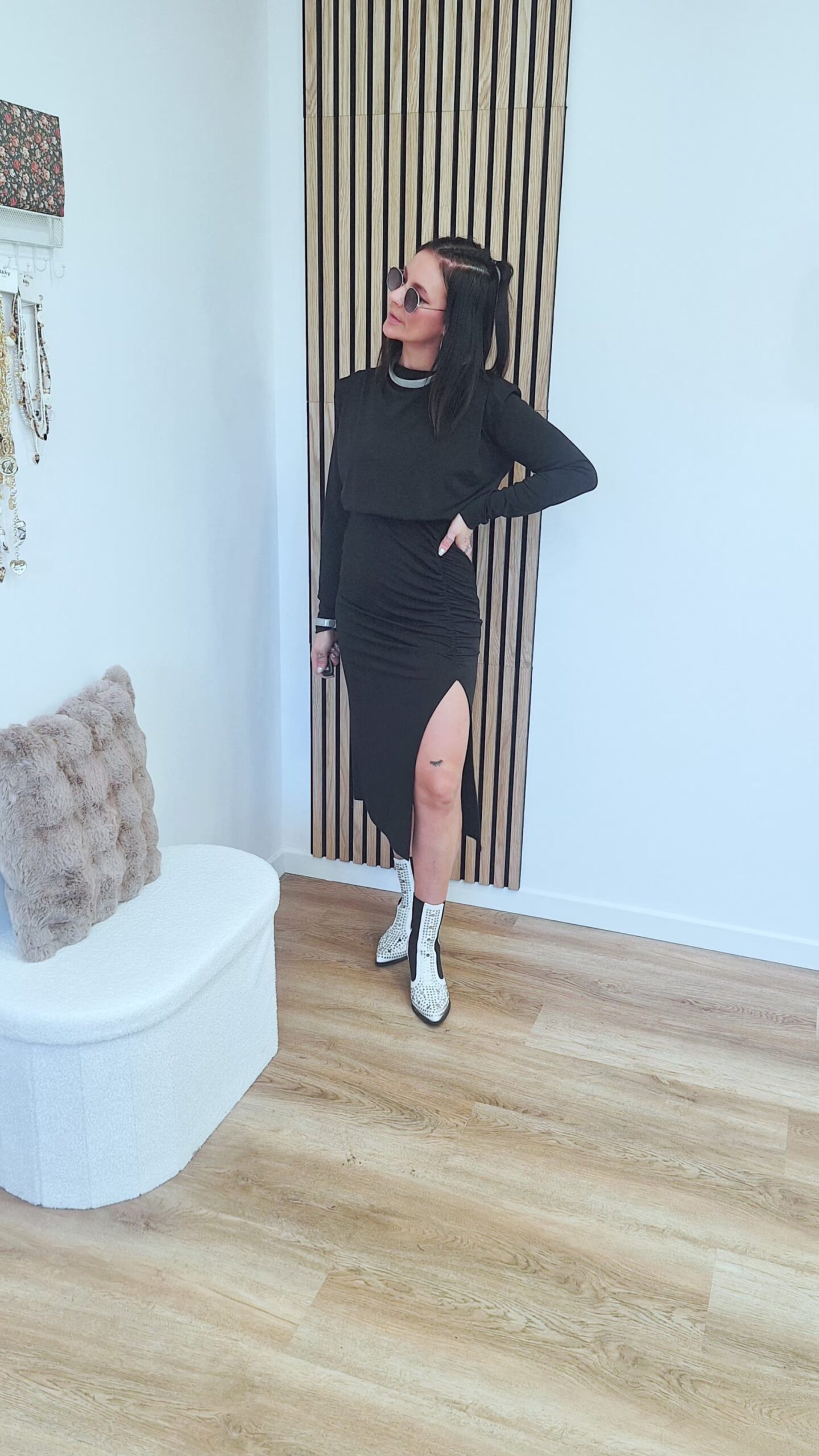 ⭐Vestido Drape Chic