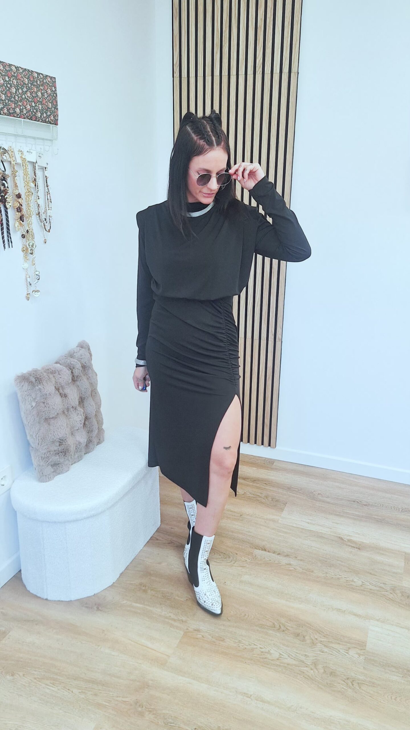 ⭐Vestido Drape Chic - Imagen 3