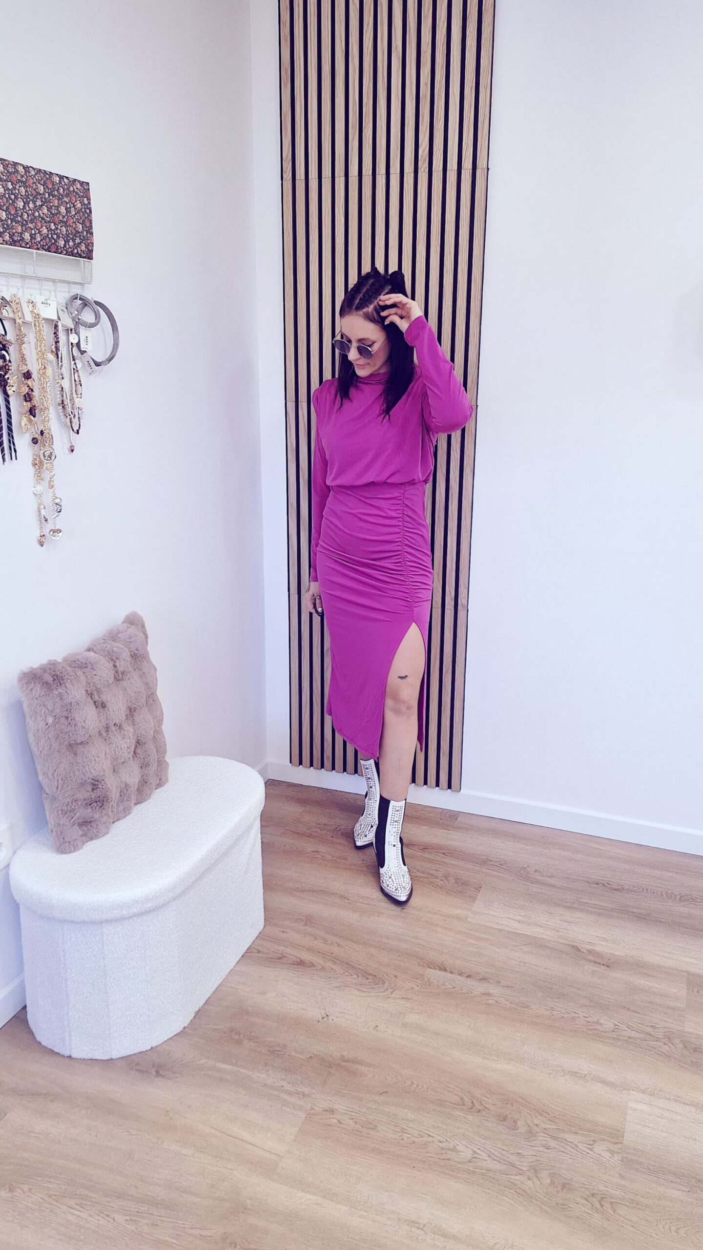 ⭐Vestido Drape Chic - Imagen 5