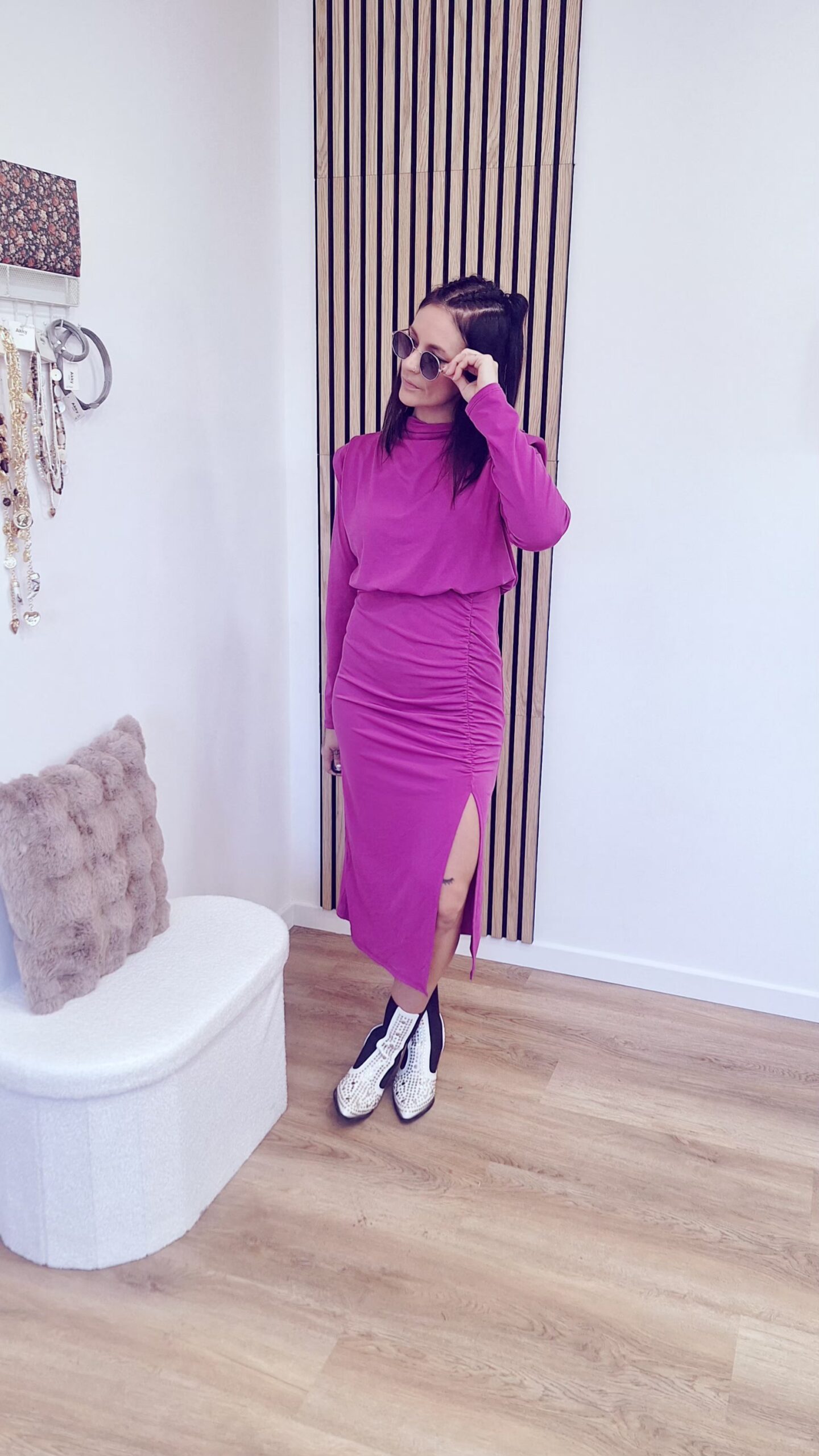 ⭐Vestido Drape Chic - Imagen 7