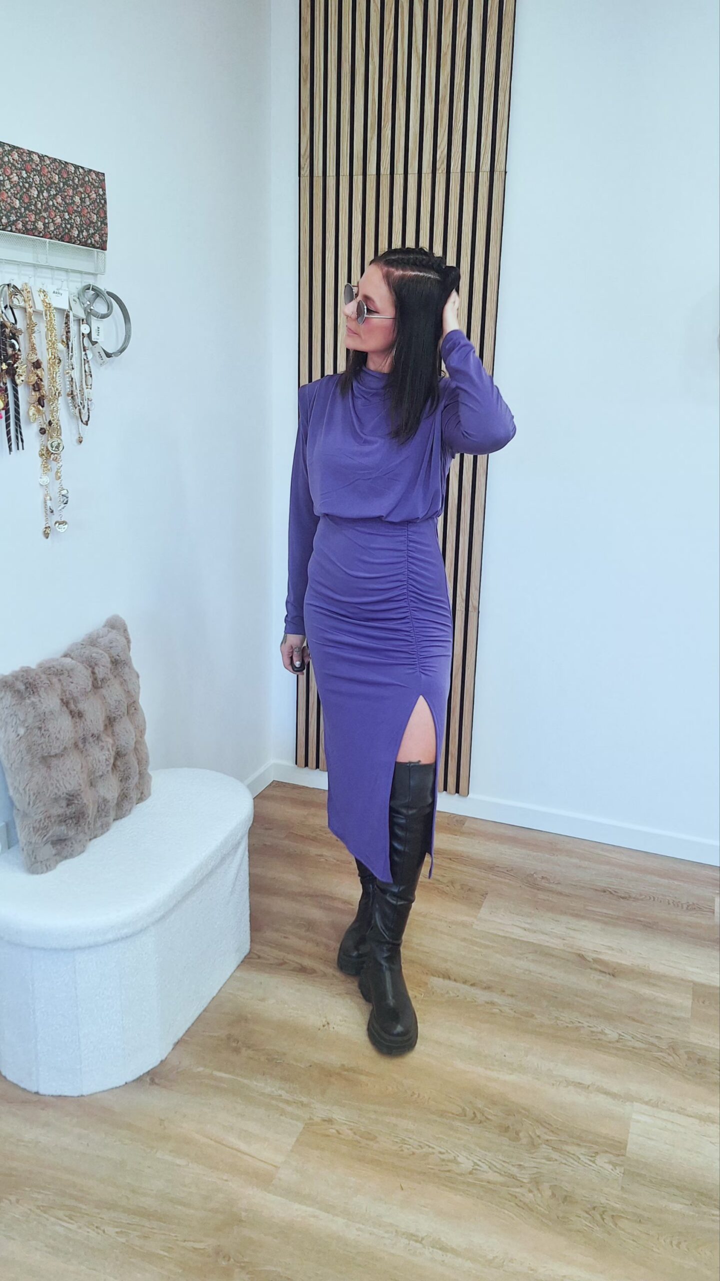 ⭐Vestido Drape Chic - Imagen 4